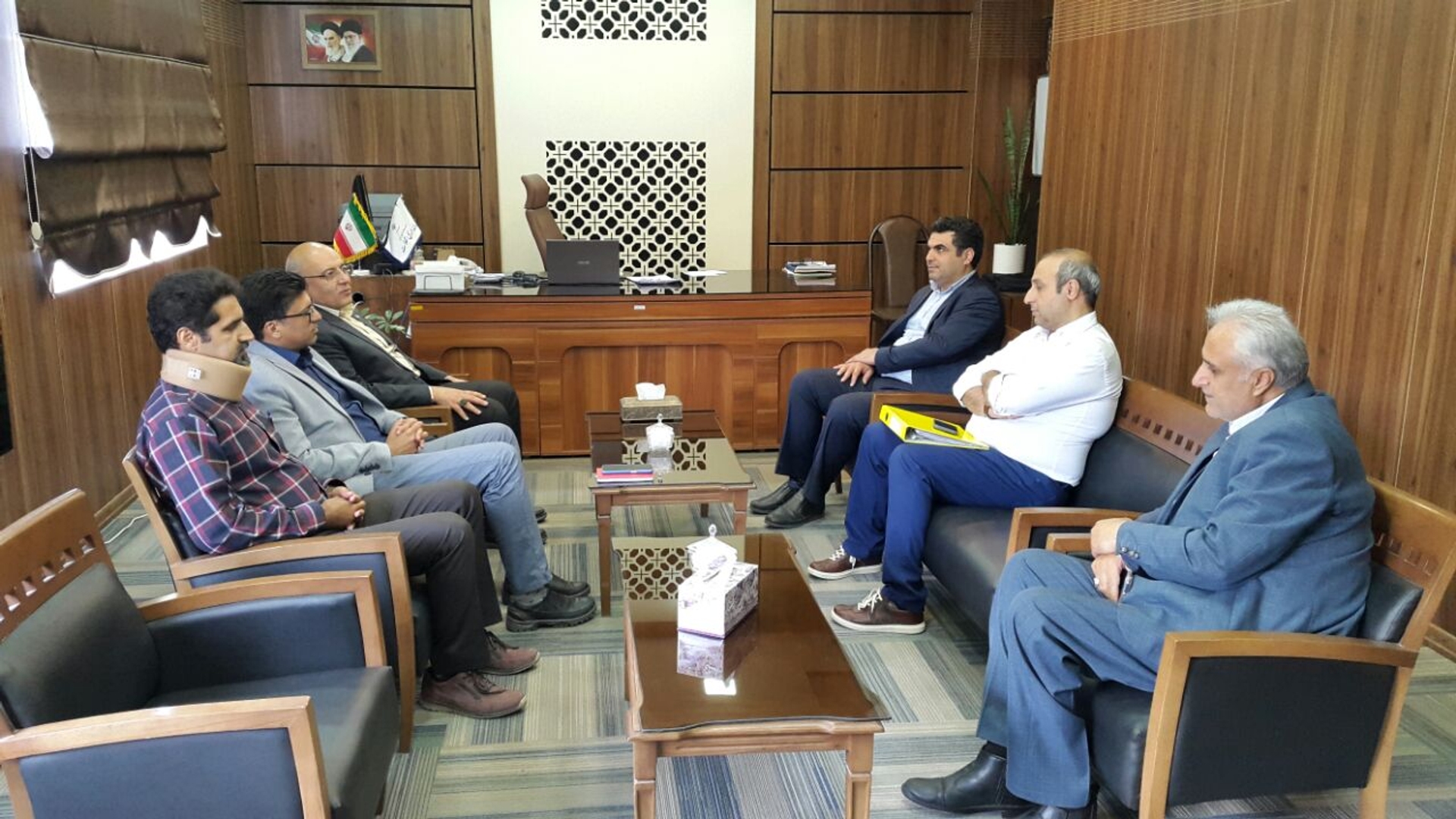 دیدار معاونین اداره کل نوسازی مدارس استان مرکزی با معاون فرماندار شهرستان محلات