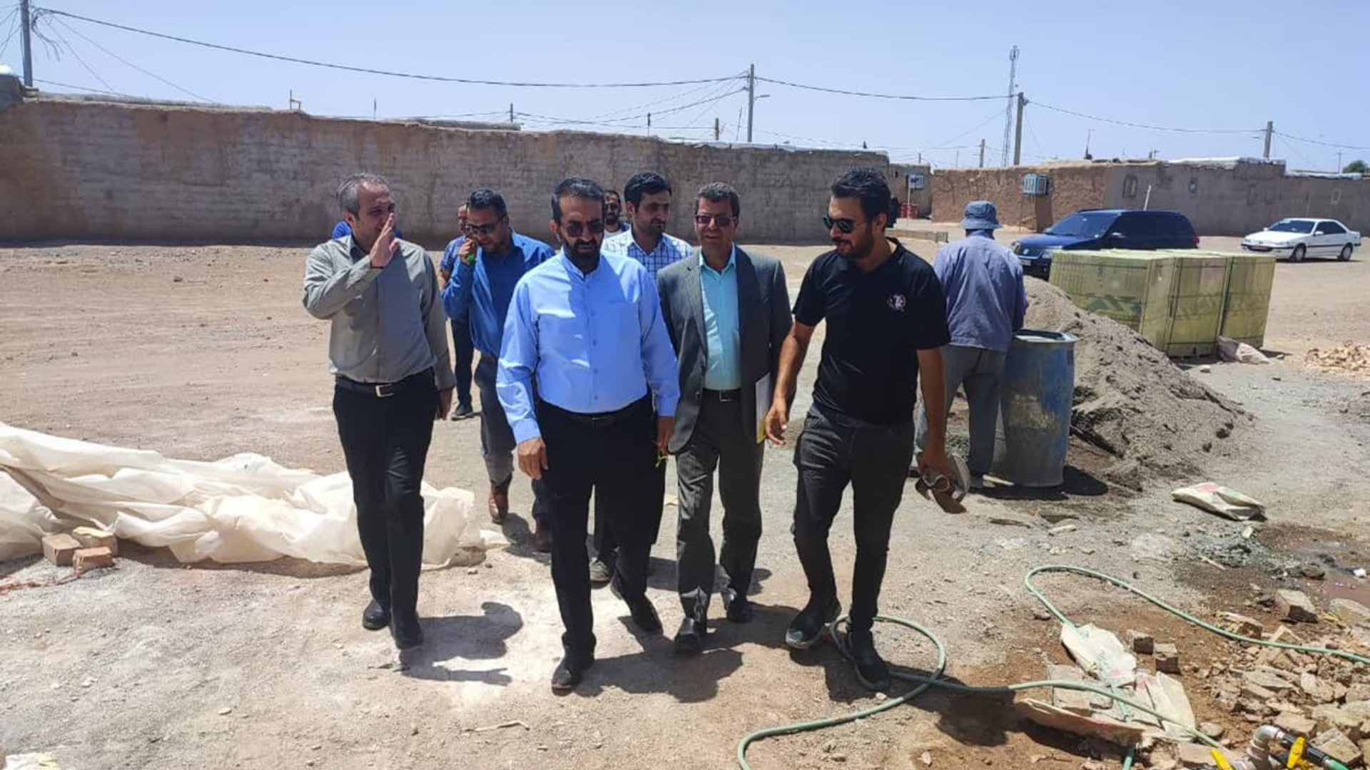 بازدید میدانی معاون سیاسی استاندار مرکزی