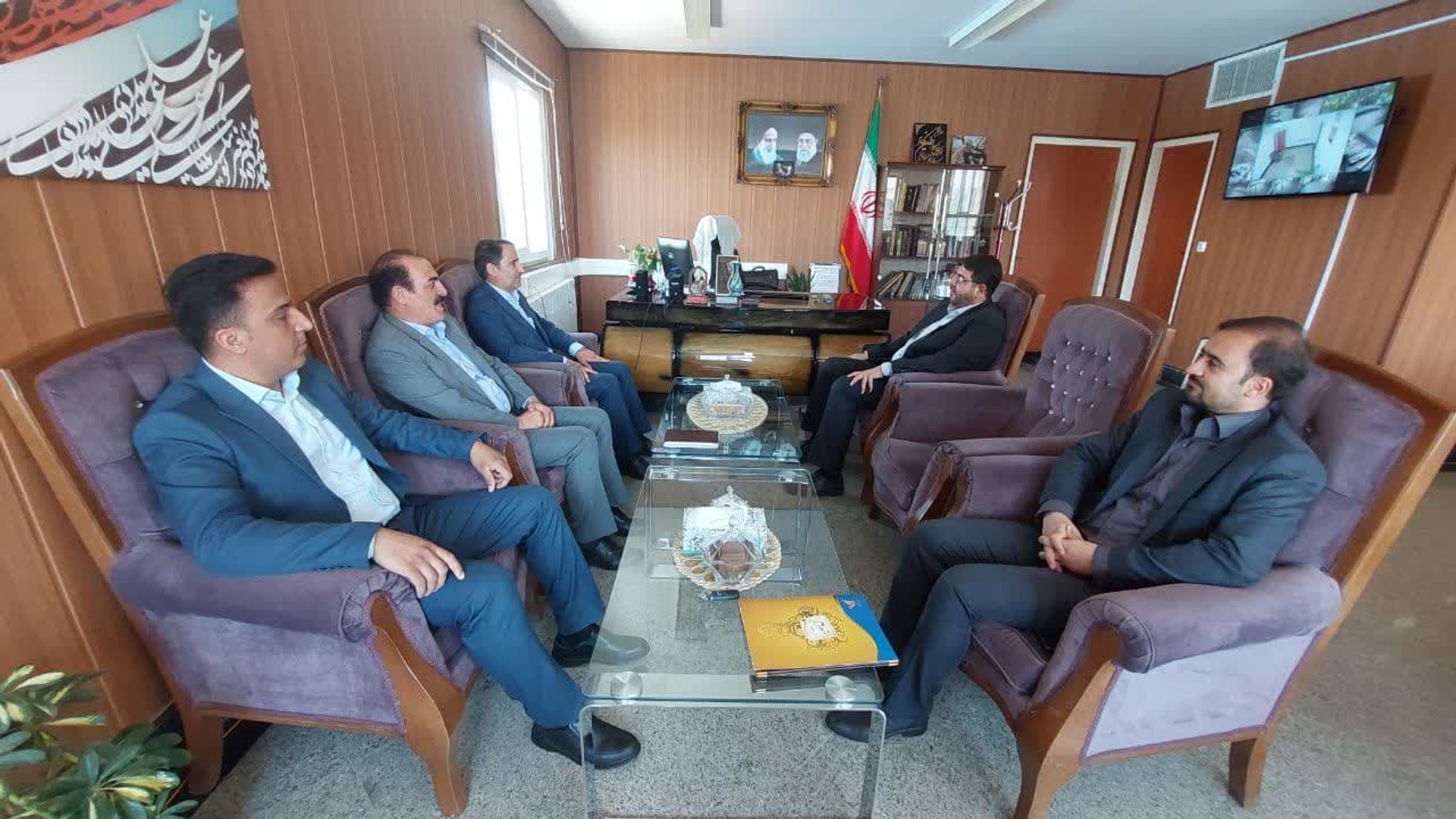 تودیع و معارفه رئیس اداراه پست شهرستان تفرش