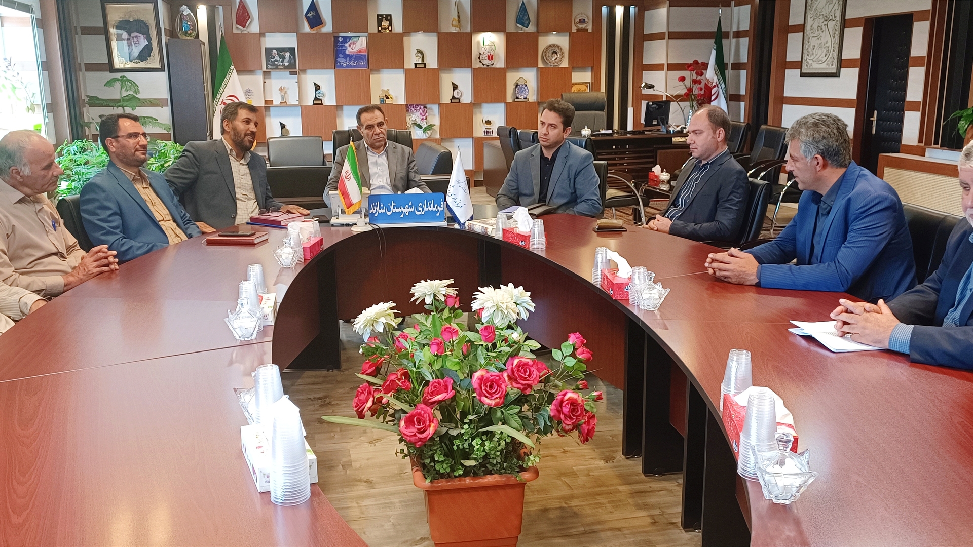 دیدار و نشست سرپرست فرمانداری شهرستان شازند با اعضای شورای اسلامی شهرستان (فرادست ).