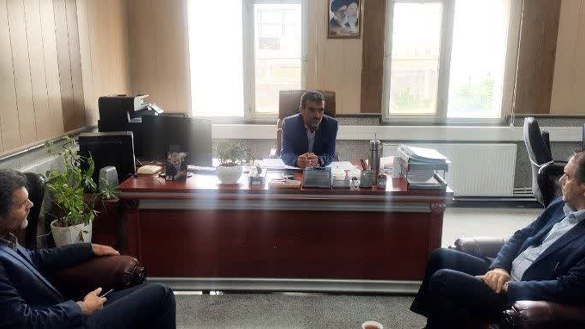 دیدار مدیر کل آموزش فنی و حرفه ای استان مرکزی با فرماندار