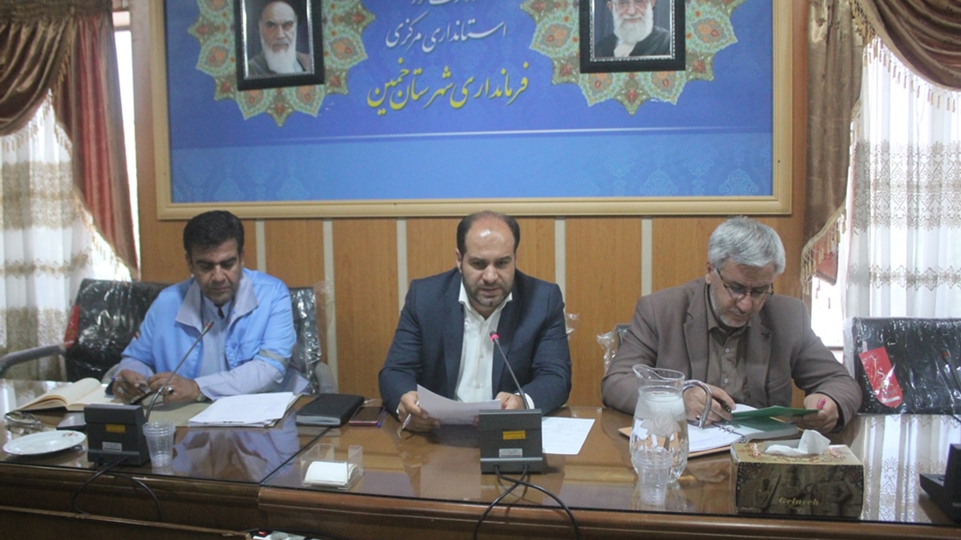 دومین جلسه ستاد مدیریت بحران شهرستان خمین در سال 1402برگزار شد