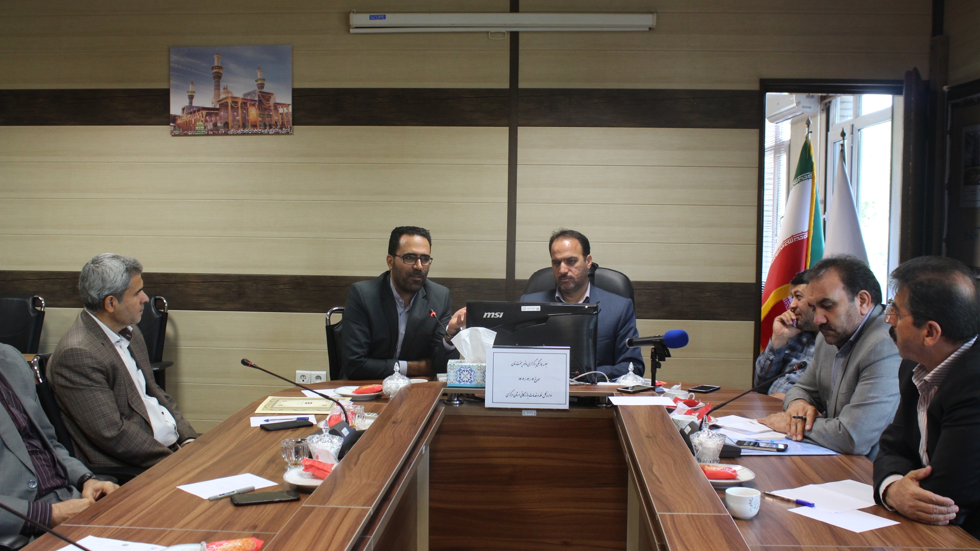 جلسه هماهنگی برگزاری مانور پخت نان در شرایط اضطرار