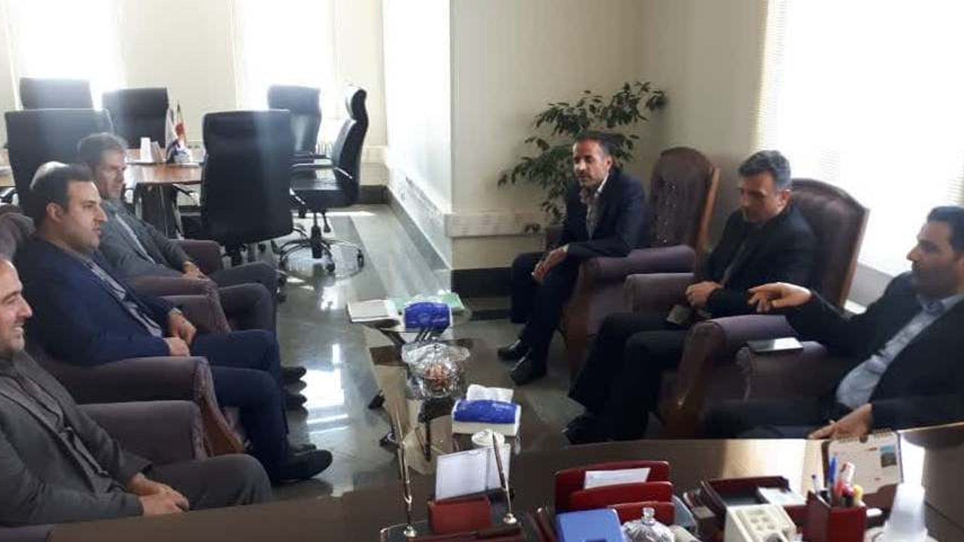 دیدار مدیرکل راه و شهرسازی استان با احدی فرماندار