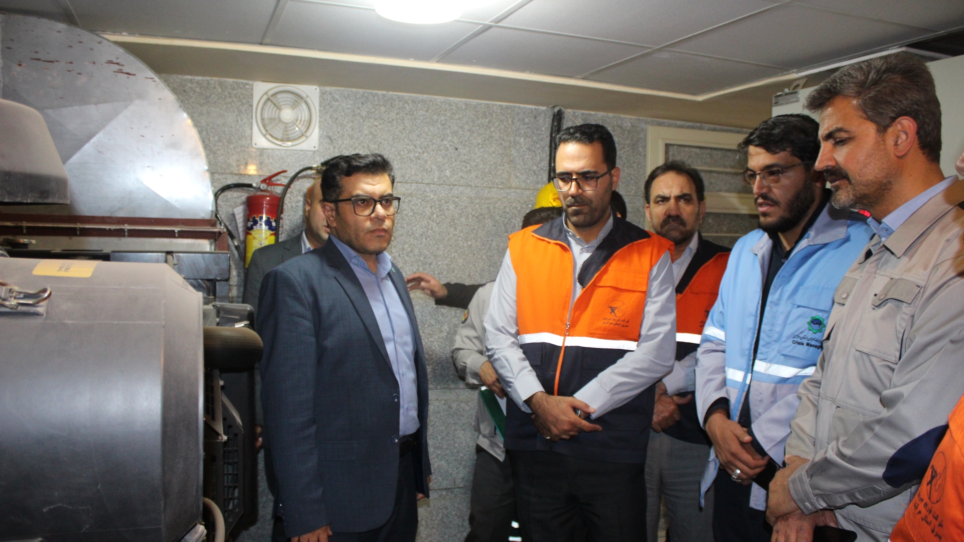 بازدید میدانی از مولد برق اضطراری بانک توسعه تعاون