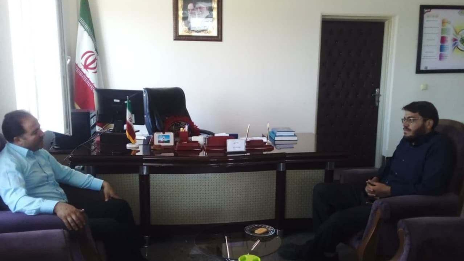 دیدارمدیرکل مدیریت بحران استانداری با فرماندار