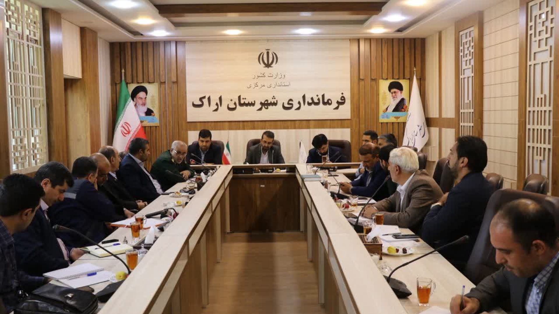 🔰جلسه ستاد گرامیداشت مناسبتهای دفاع مقدس و مقاومت شهرستان اراک