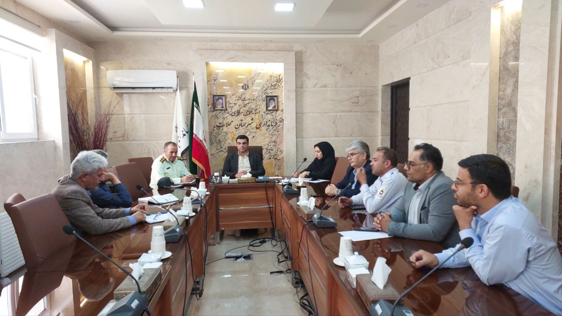 جلسه هماهنگی برگزاری آزمون سراسری در شهرستان محلات