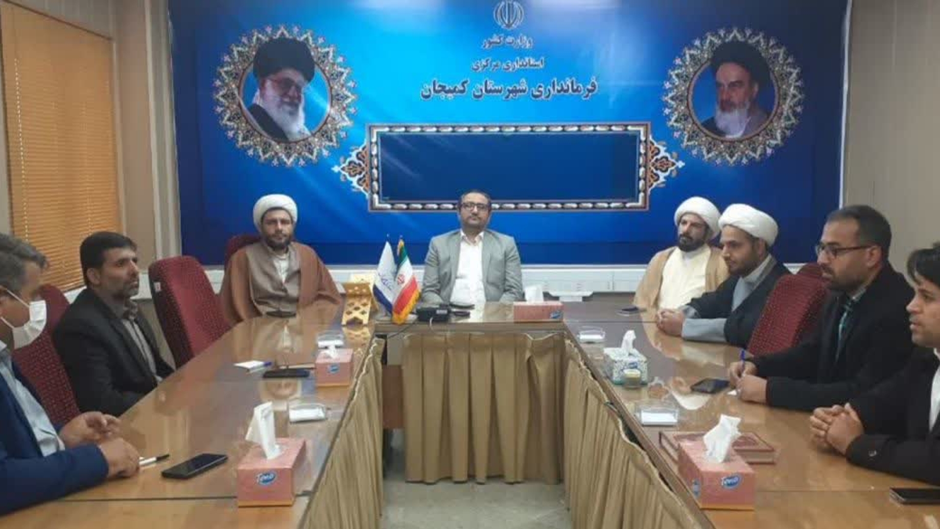 جلسه هماهنگی اردوی دانش آموزان شهرستان کمیجان