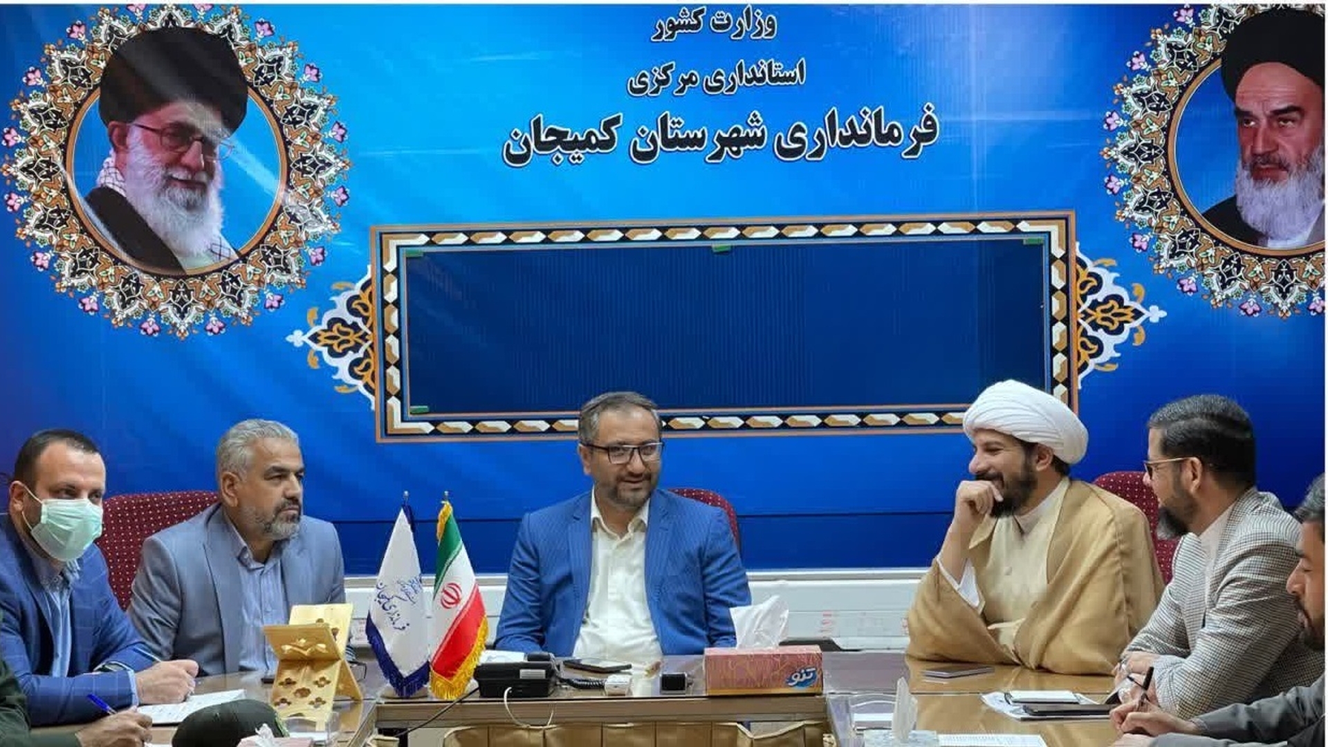 جلسه برنامه ریزی و هماهنگی مراسم و راهپیمایی روز قدس در شهرستان کمیجان برگزار گردید: