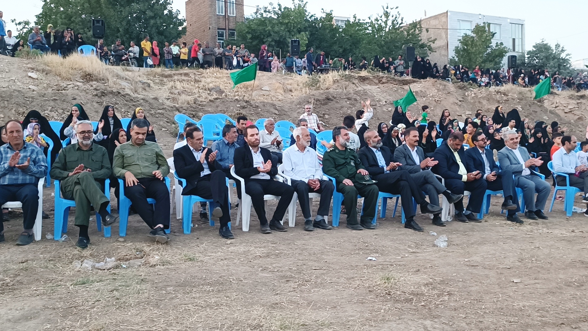 مراسم بازسازی واقعه غدیر خم در شهر آستانه برگزار شد