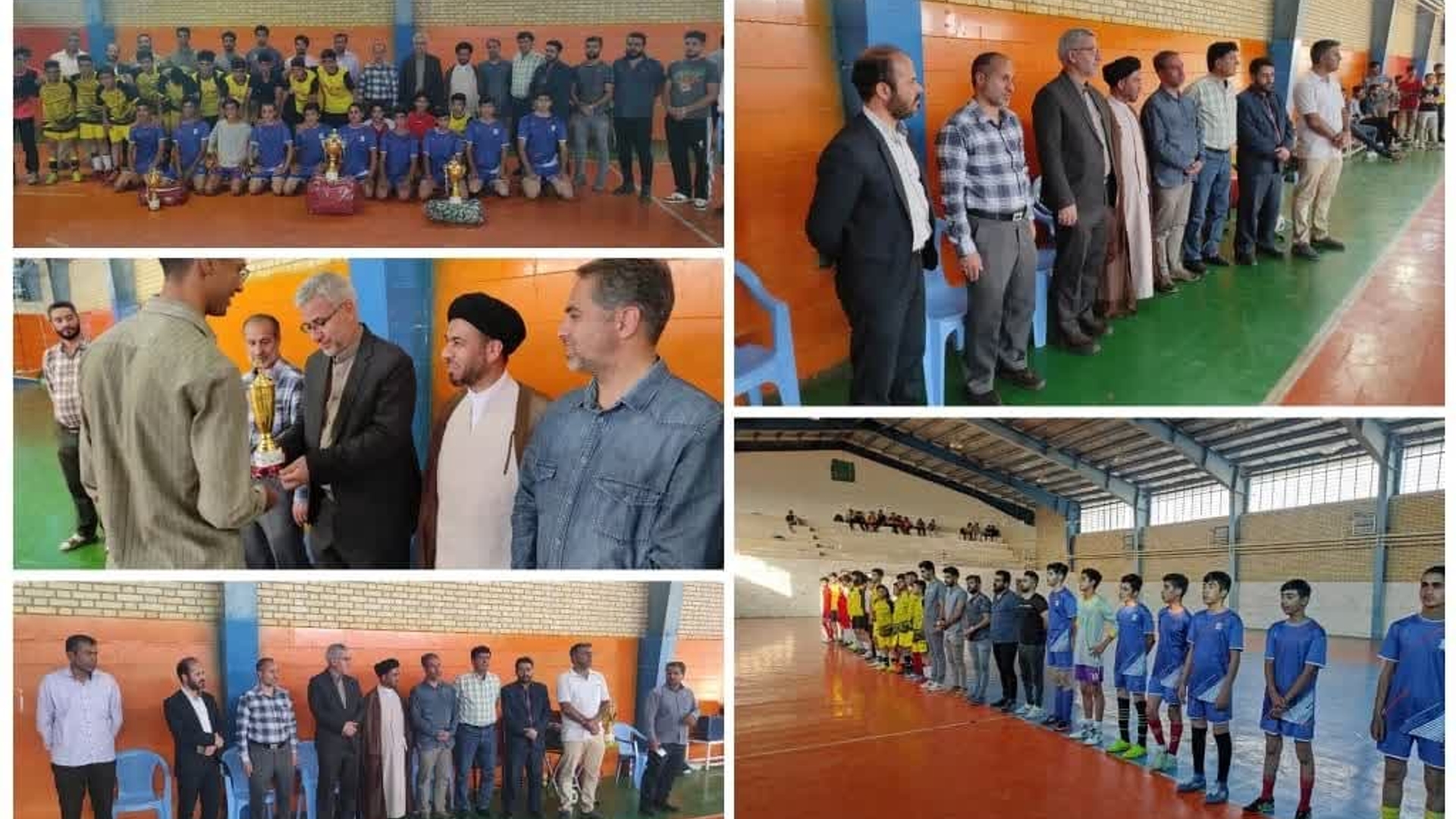 اختتامیه مسابقات فوتسال مناطق کم برخوردار (2020) شهرستان خمین برگزار شد