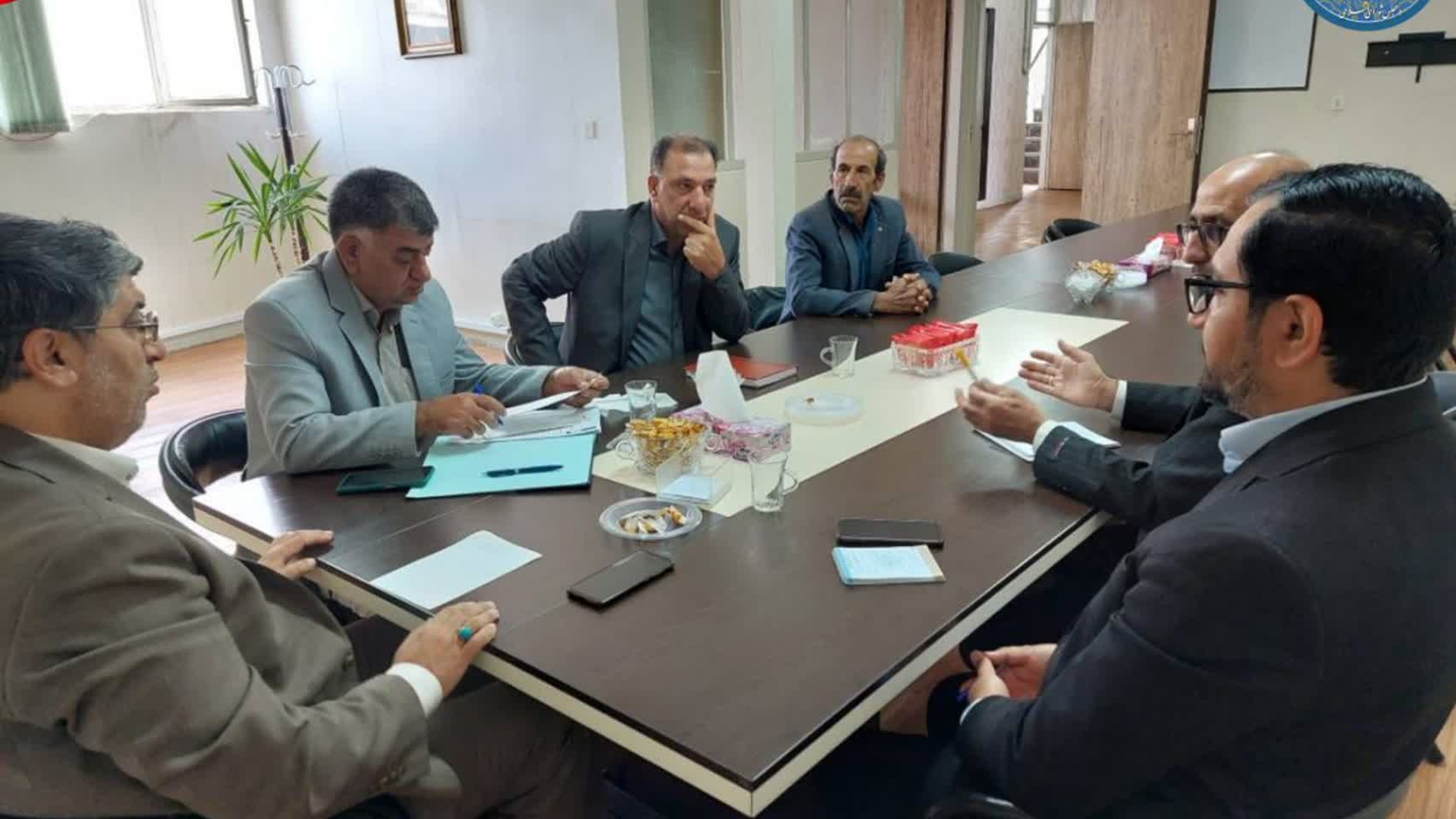 جلسه دکتر علی اکبر کریمی نماینده  مجلس شورای اسلامی با فرماندار شهرستان کمیجان