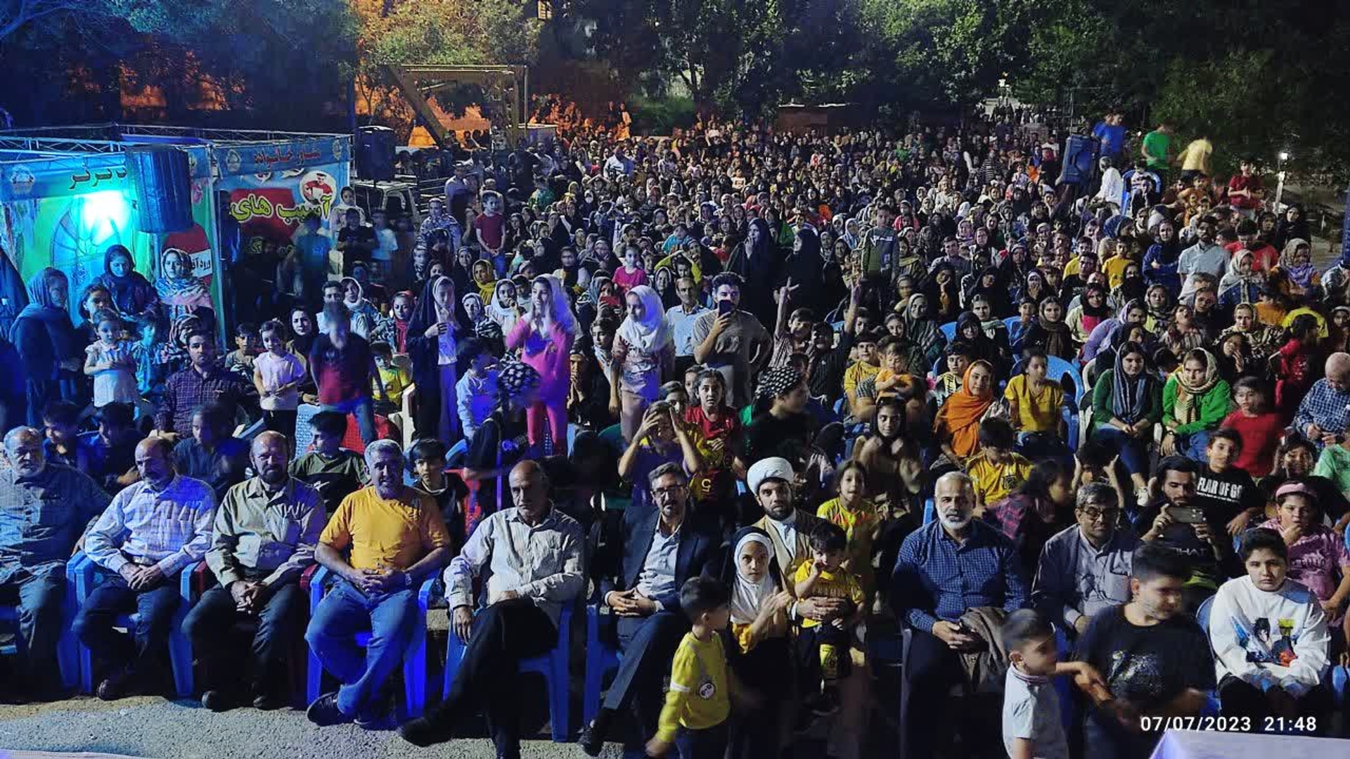 حضور سرپرست فرمانداری در جشن عید سعید غدیر خم درتفرجگاه  سرآب عباس آباد شهر شازند