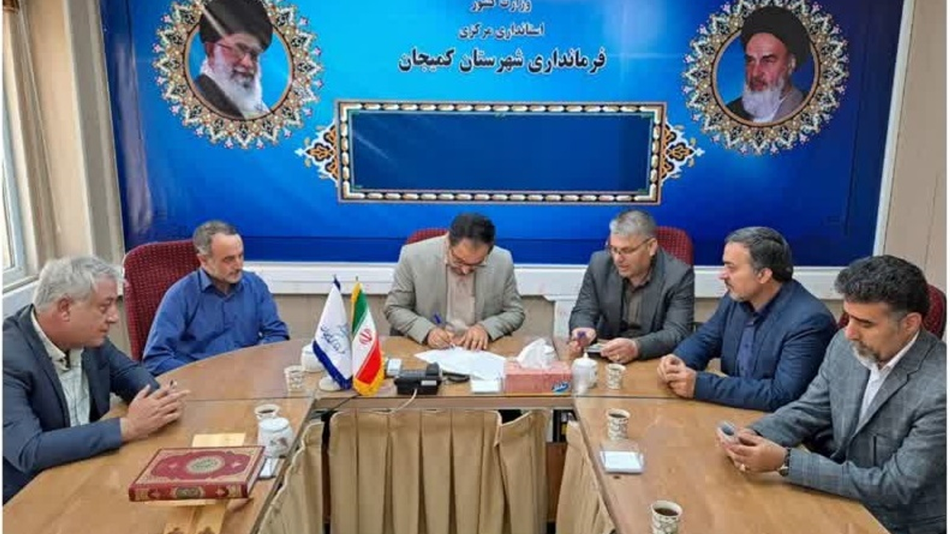 انعقاد تفاهم نامه واگذاری زمین و احداث تصفیه خانه فاضلاب شهرستان