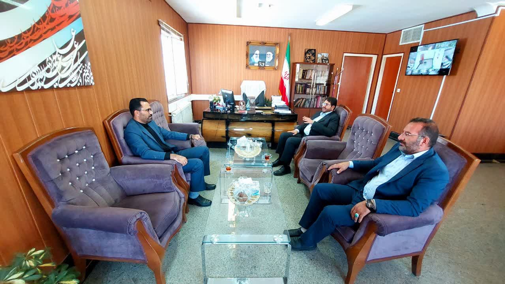 نشست با فرماندار شهرستان تفرش