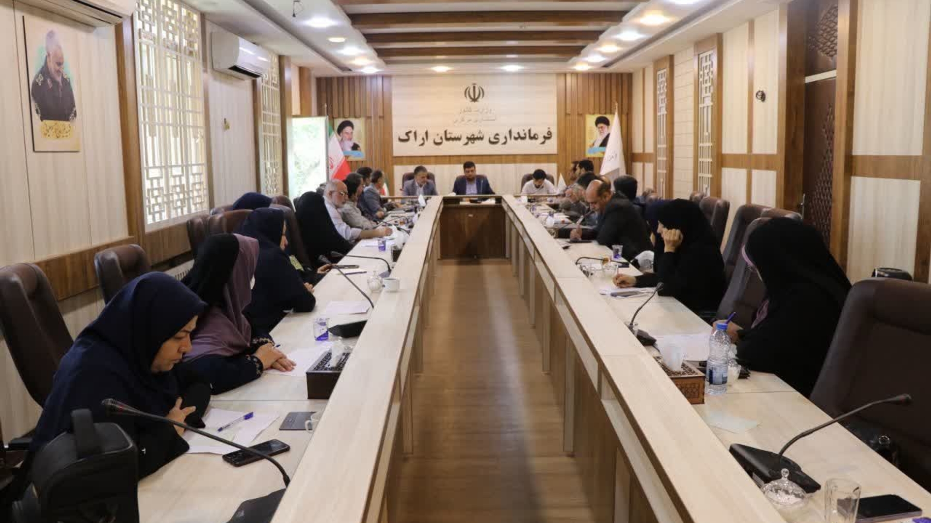 جلسه کار گروه اجتماعی  ،فرهنگی،سلامت، زنان وخانواده شهرستان اراک