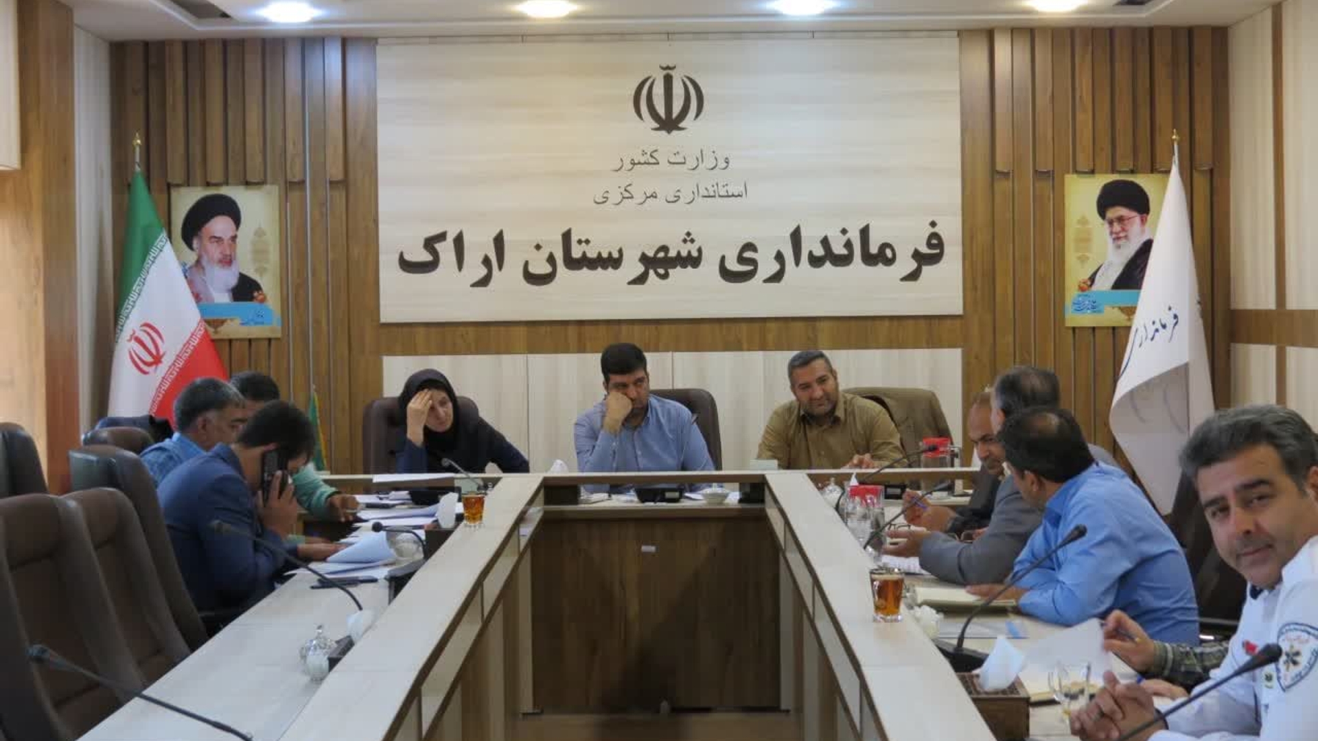 ❇️✅جلسه پیش کمیته برنامه ریزی  شهرستان اراک