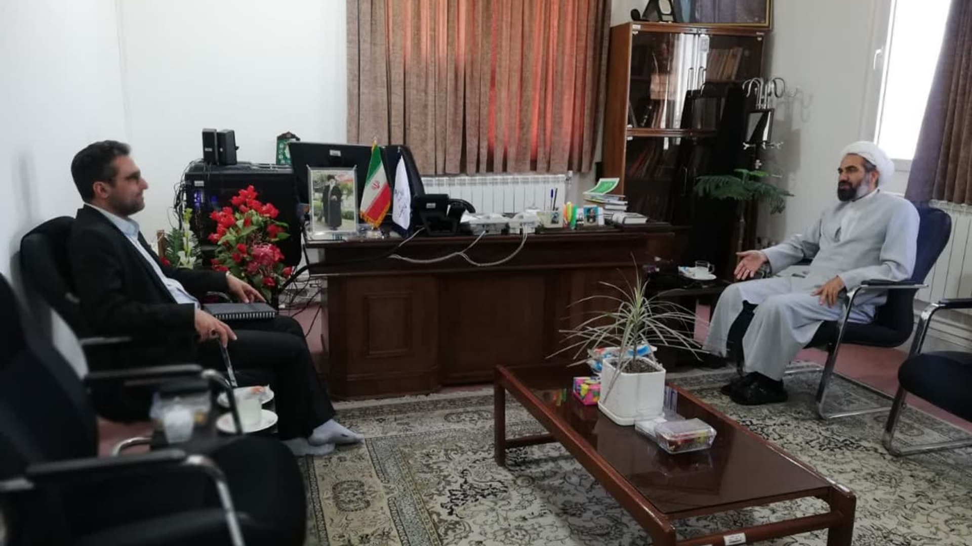 دیدار سرپرست دفتر امور سیاسی ، انتخابات و تقسیمات کشوری با رئیس هیات نظارت بر انتخابات استان