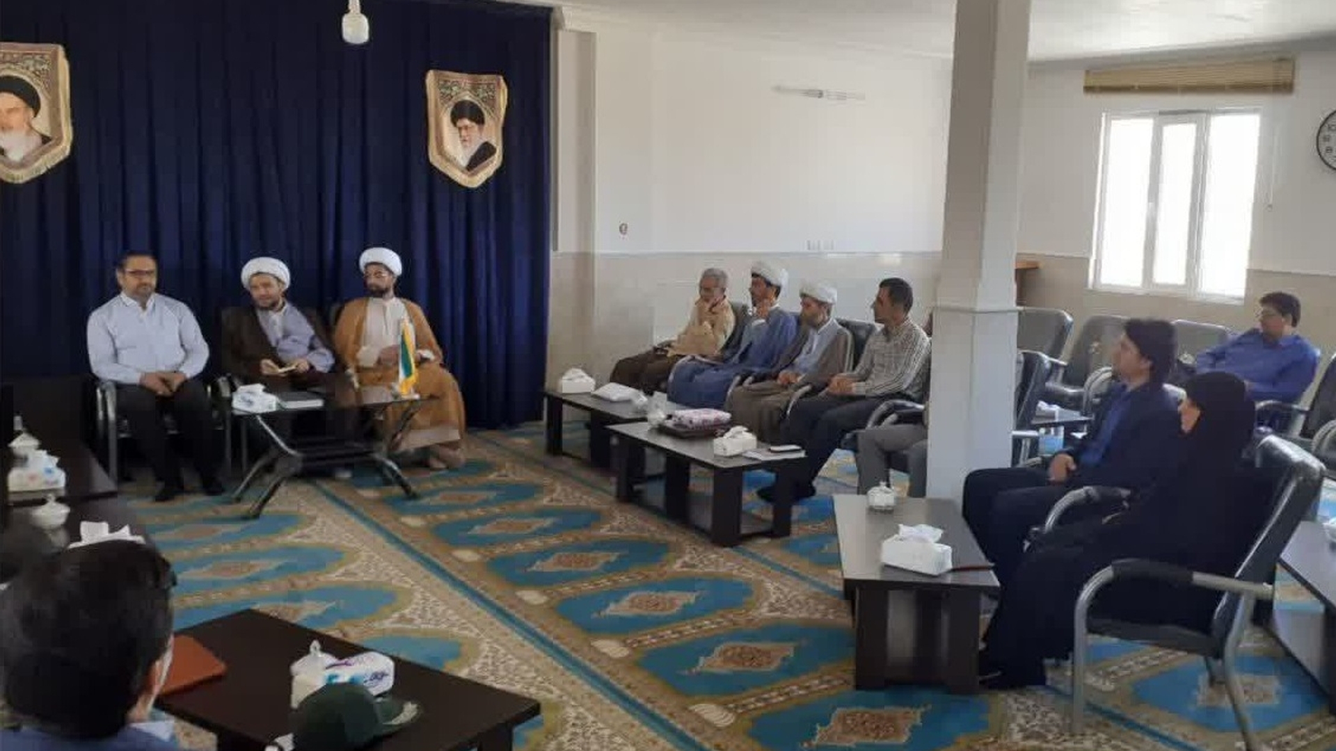 مراسم تودیع و معارفه دبیران جدید و سابق ستاد امر به معروف و نهی از منکر شهرستان کمیجان