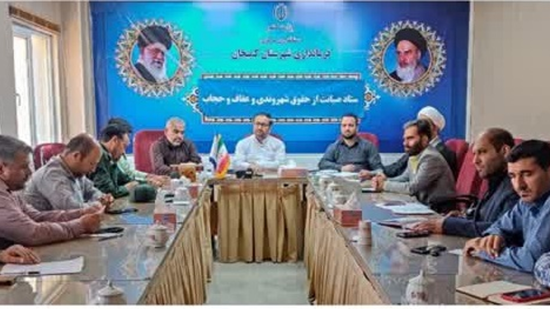 سومین جلسه قرارگاه عفاف و‌ حجاب شهرستان کمیجان برگزار گردید