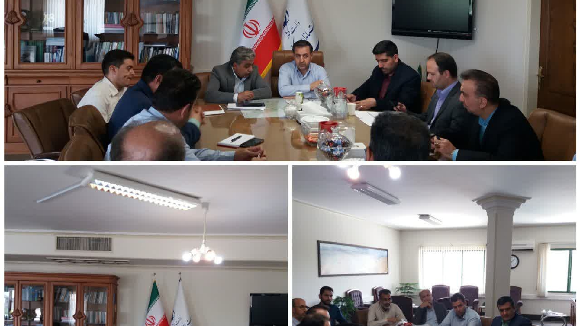 جلسه هماهنگی برنامه های حضورهیات ا‌قتصاد دانش بنیان معاونت علمی،فناوری ریاست جمهوری به ریاست میرزاخانی معاون هماهنگی امور اقتصادی وتوسعه منطقه ای در محل دفتر کار ایشان برگزار گردید.