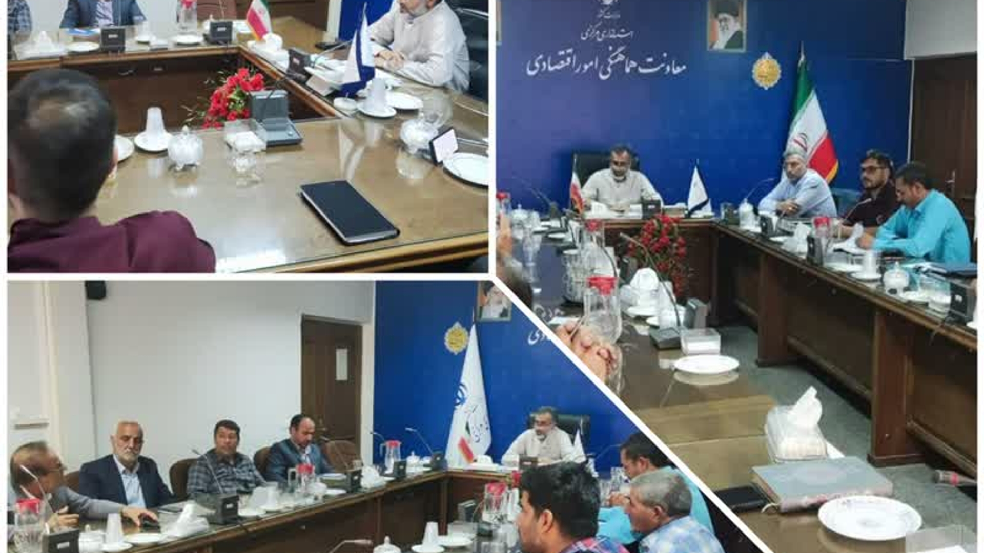 جلسه هماهنگی و توجیهی روسای محترم اتحادیه نانوایان استان پیرامون مسائل و مشکلات نانوایی ها، کیفیت آرد،  تاخیر در حمل آرد و نحوه اجرای سامانه نانینو به ریاست گودرزی مدیر کل دفتر هماهنگی امور اقتصادی ومدیران مربوطه برگزار گردید.
در این جلسه روسای اتحادیه خبازی ها، نظارت و مسایل خود را پیرامون  مشکلات نانوایان  مطرح نمودند و مواردی مانند نحوه اجرای دقیق طرح هوشمند سازی آرد و نان و مقابله با تخلفات نانوایی ها،  آموزش نحوه به کارگیری دستورالعمل هوشمند سازی در فروش نان توسط نانوایان،  اقتصاد نانوایی، مشکلات قطعی کارتخوان های هوشمند خبازی، متناسب سازی قیمت نان مورد بررسی قرار گرفت و مقرر گردید با مشارکت و همراهی کلیه روسای اتحادیه خبازان نسبت به رفع مشکلات پیش رو اقدام لازم را به عمل آورند.
دوشنبه1402-04-26