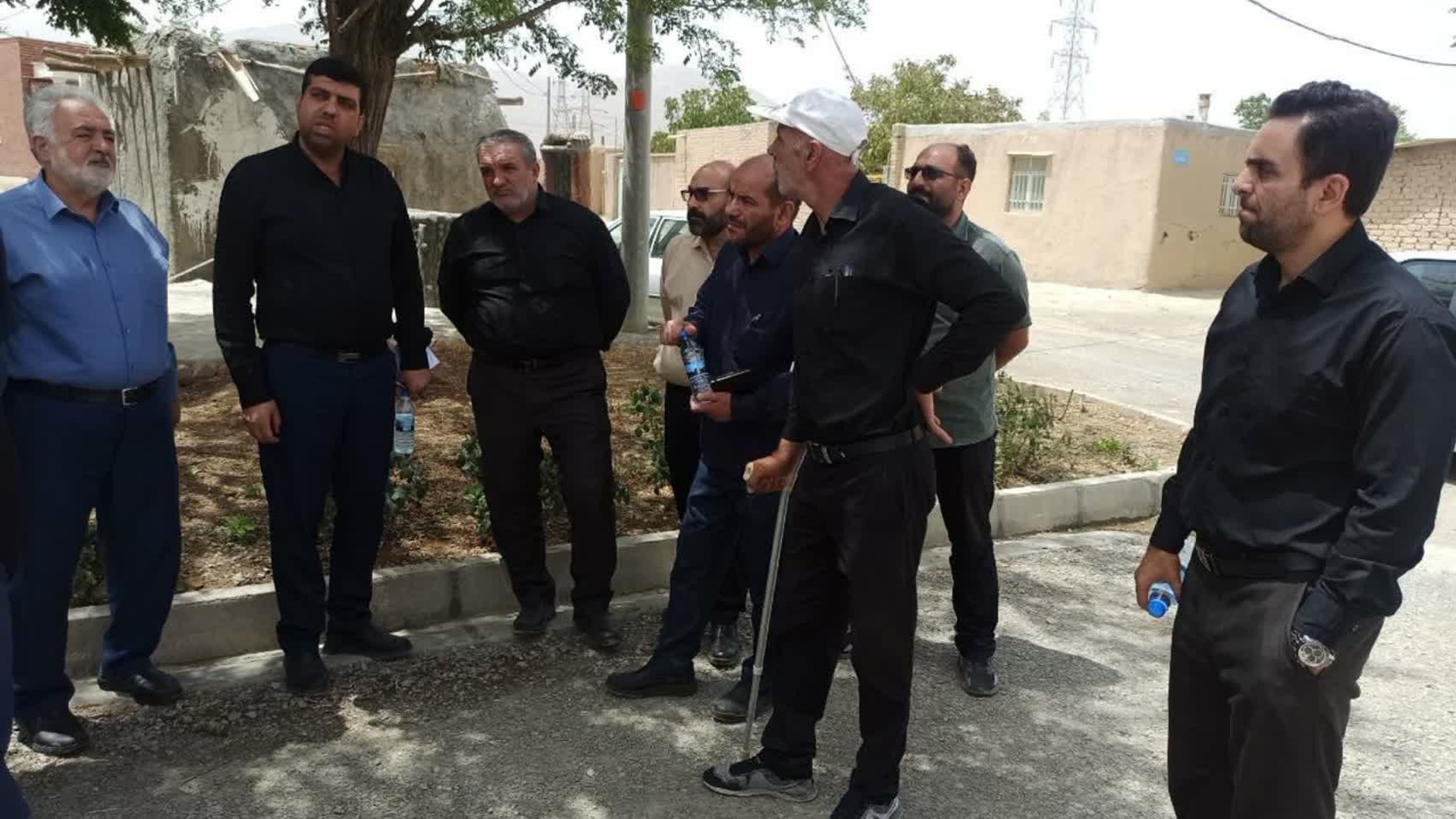 ❇️🔻بازدید فرماندارشهرستان اراک  از روستای چقا بخش مرکزی اراک  .