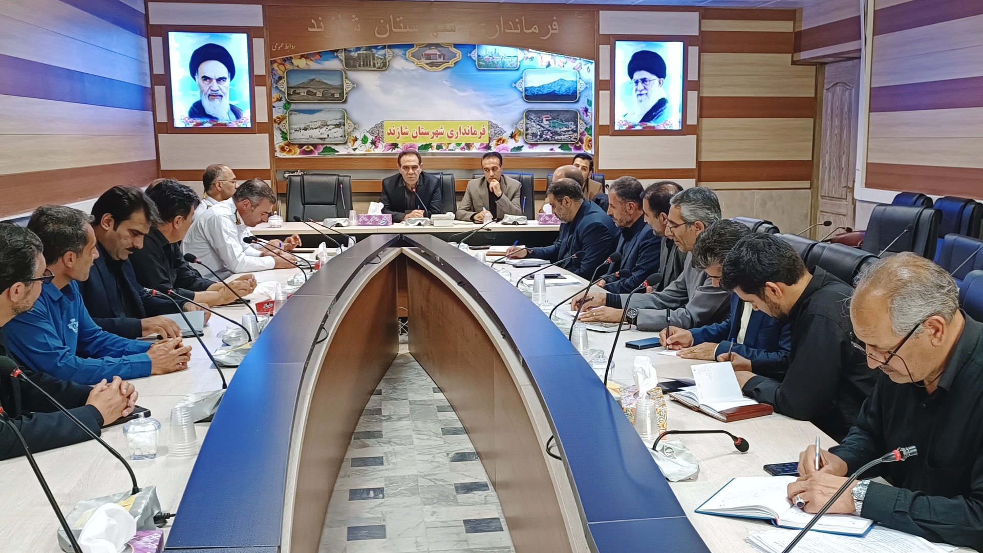 برگزاری چهارمین جلسه شورای ترافیک شهرستان شازند در سال ۱۴۰۲