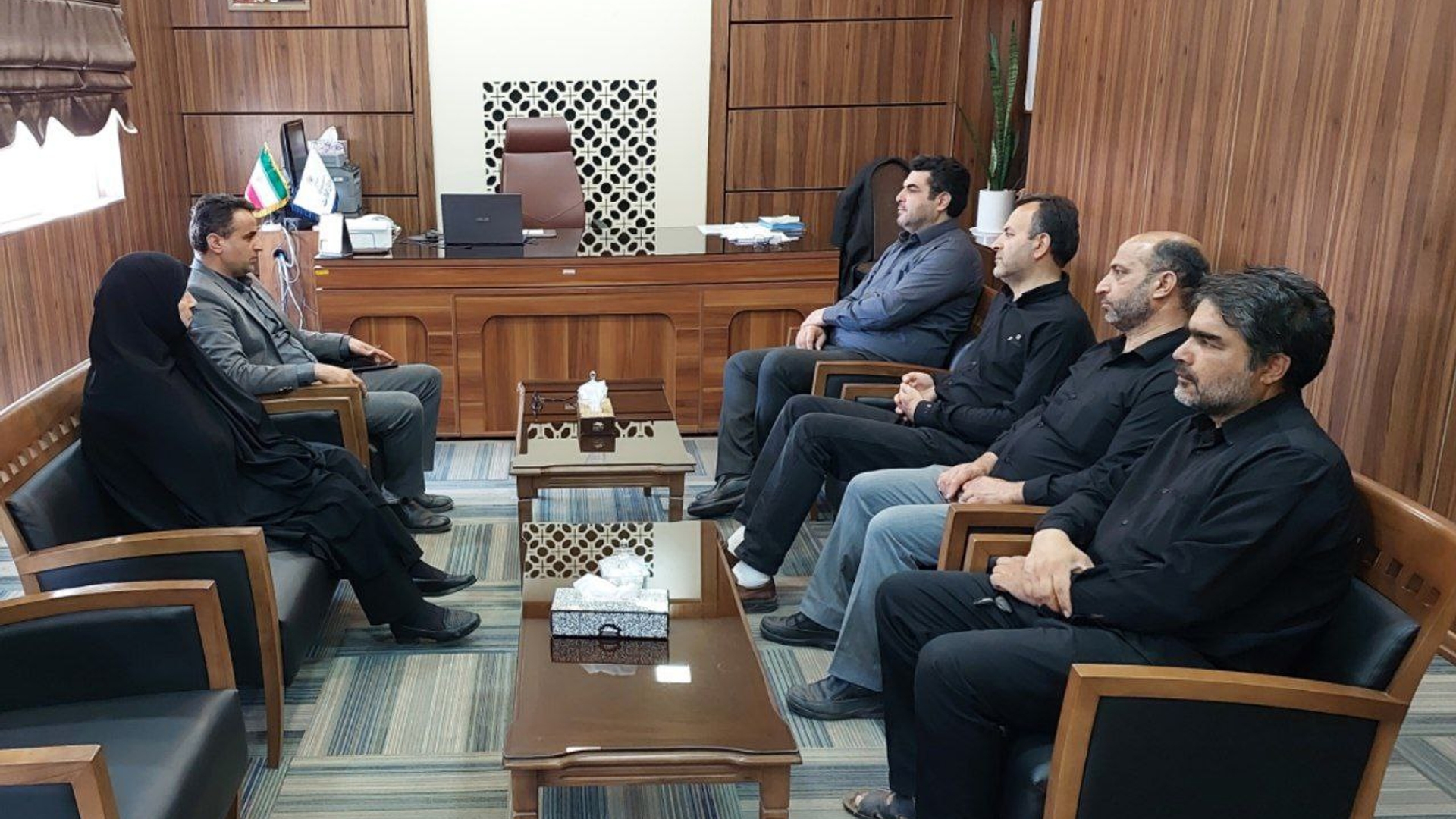 دیدار رییس مرکز آموزش فنی و حرفه ای شهرستان محلات با معاون برنامه ریزی و عمرانی فرمانداری