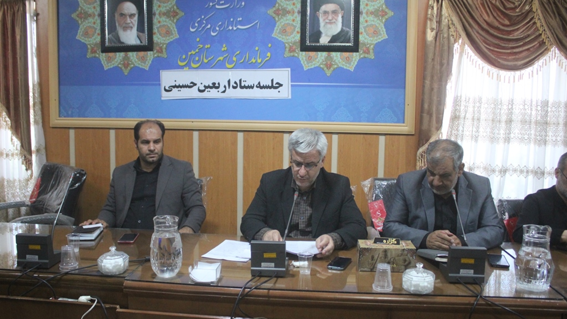 جلسه ستاد اربعین حسینی شهرستان خمین برگزار شد