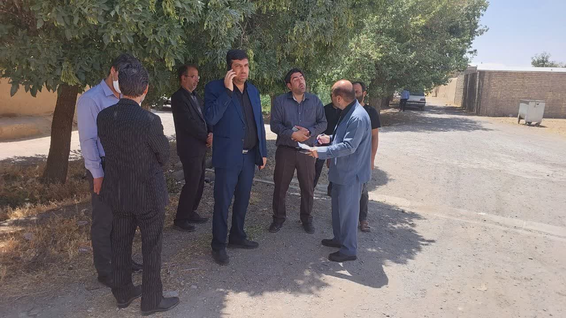 حضور امیر هادی فرماندار شهرستان اراک در روستاهای بخش مرکزی