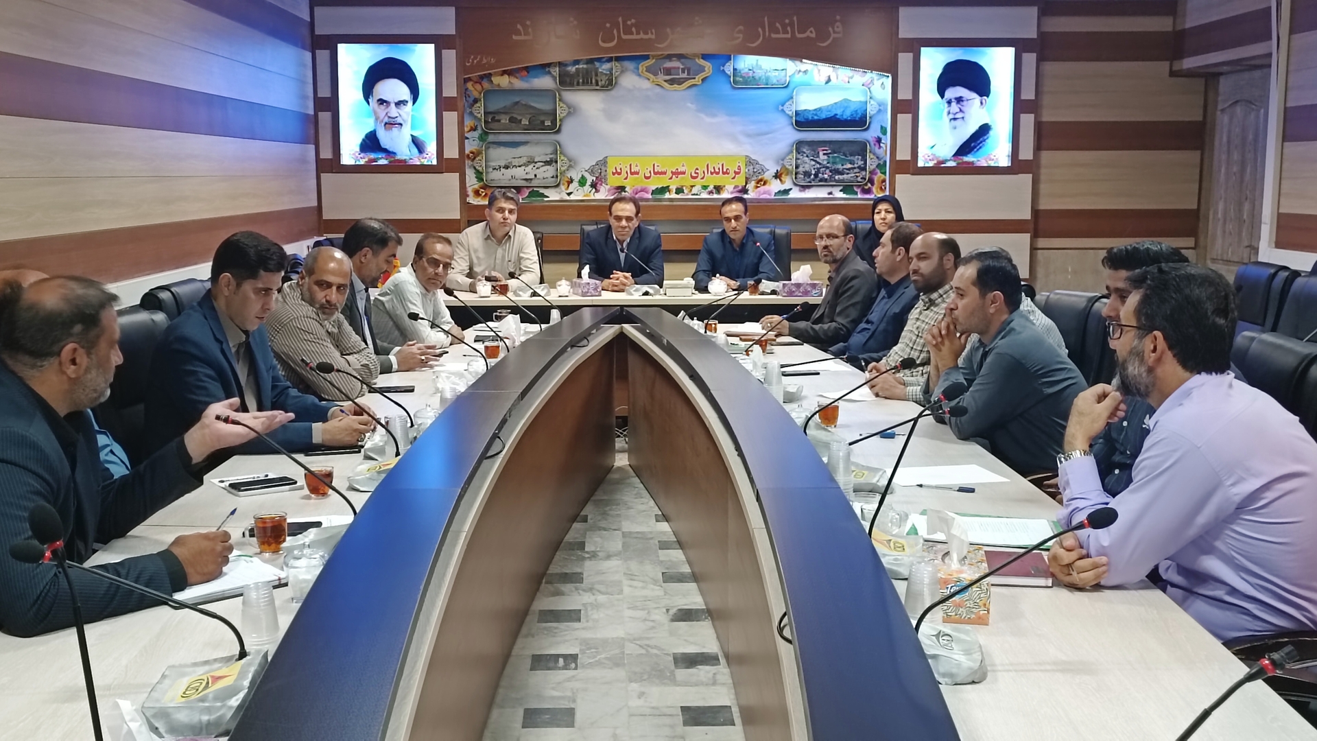 جلسه کارگروه گندم، آرد و نان شهرستان شازند در محل سالن جلسات فرمانداری برگزار شد