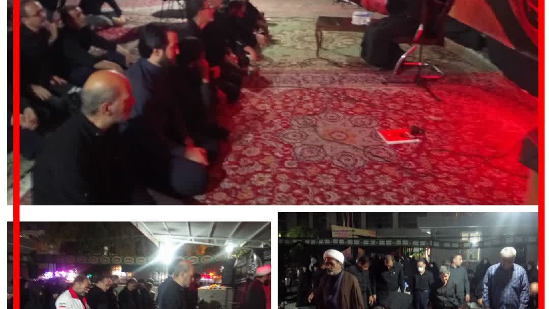 حضور معاون توسعه مدیریت و منابع استانداری از هیئت حضرت علی اکبر