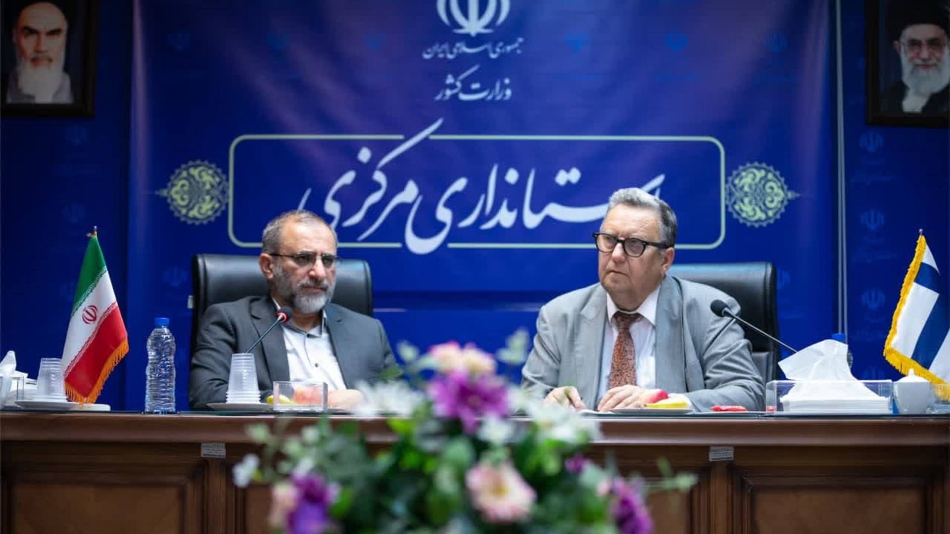 تأکید استاندار مرکزی و سفیر فنلاند بر همکاری در حوزه آب و انرژی