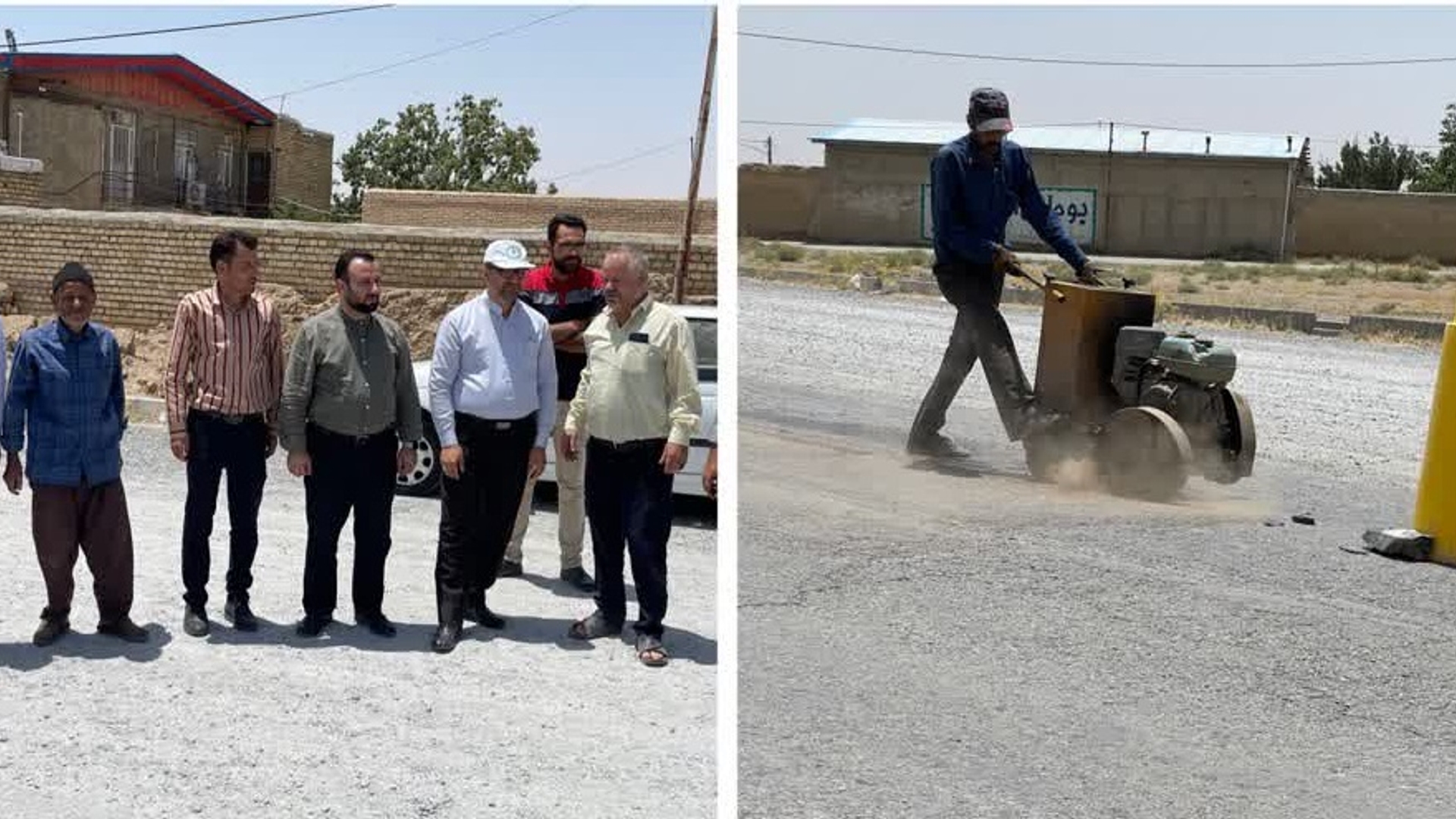 بازدید میدانی و استارت اجرای پروژه بلوار اسفندان