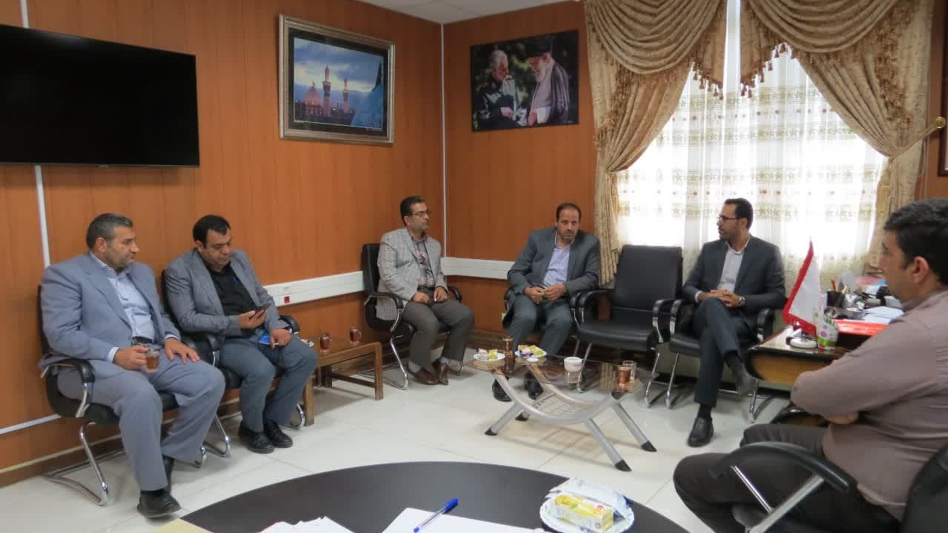 نشست با فرماندار شهرستان اراک