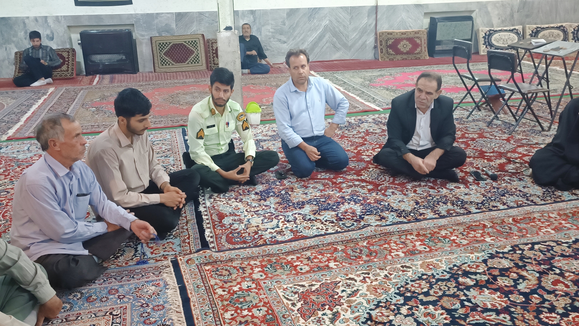 حضور سرپرست فرمانداری شهرستان شازند در روستای قلعه عباس آباد