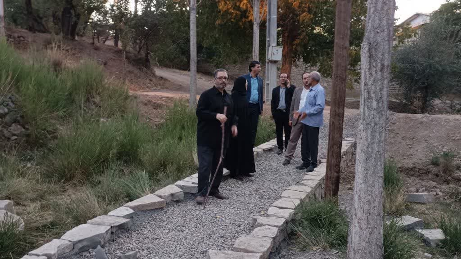 بازدید دکتر اتابکی سرپرست فرمانداری شهرستان تفرش از پروژه های شهرداری تفرش