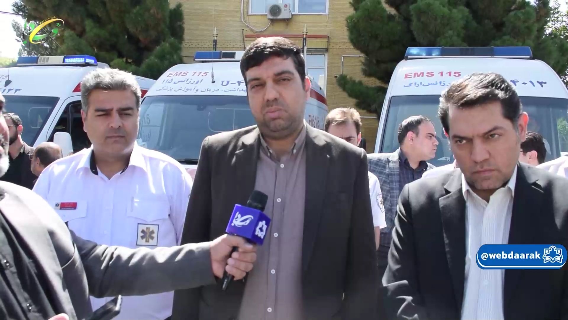 💢 حضور امیر هادی فرماندار شهرستان اراک دراعزام نیروی های اورژانس ۱۱۵ دانشگاه علوم پزشکی اراک به مرزهای کشور برای خدمت رسانی به زائرین اباعبدالله الحسین(ع)