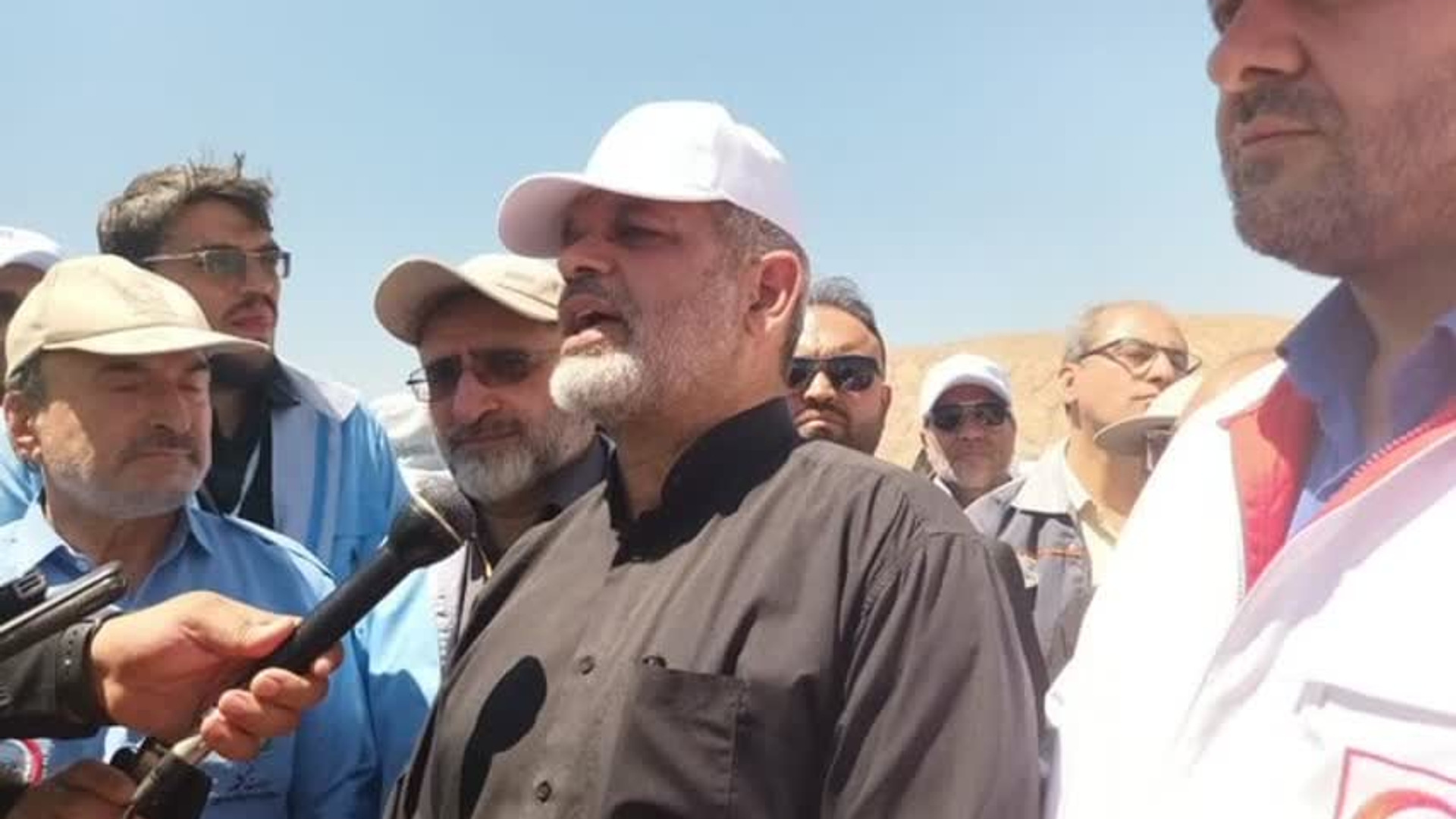 حضور وزیر کشور در مانور مشترک زلزله ۶.۸ ریشتری شهرستان های ساوه،زرندیه و تفرش