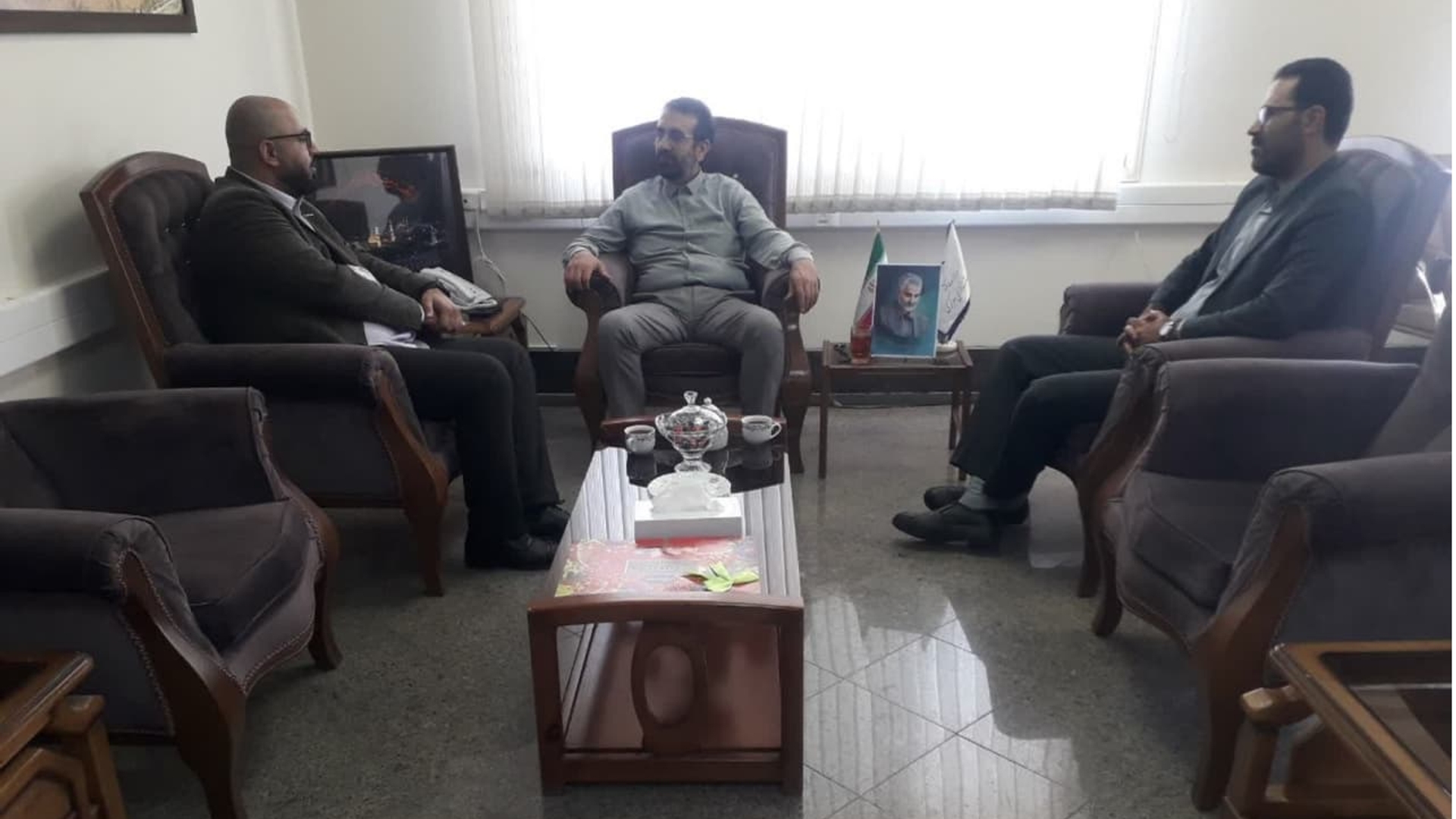 نشست مديرعامل شركت مشاور سازمان پدافند غیرعامل کشور با معاون محترم سیاسی، امنیتی و اجتماعی و جانشین استاندار در شورای پدافند غیرعامل استان