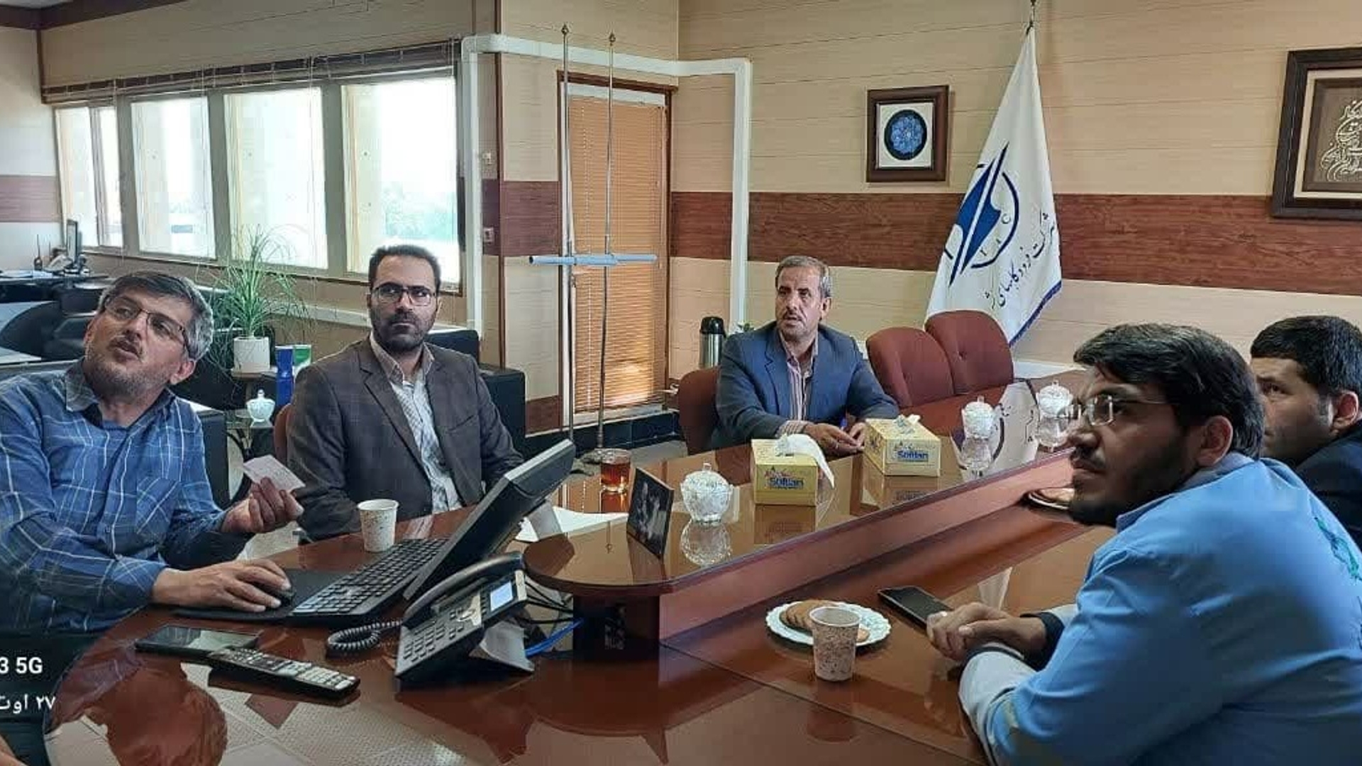 بازدید از فرودگاه و تصفیه خانه آب و فاضلاب اراک