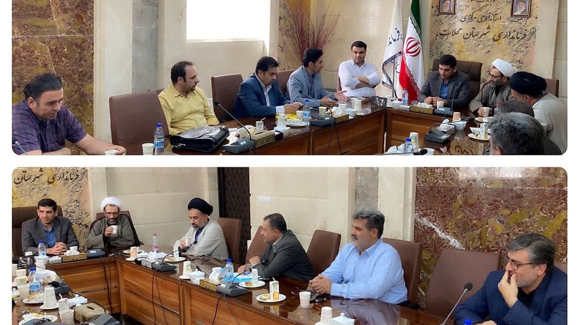 مرمت گنبد امامزادگان فضل و یحیی ( ع ) شهرستان محلات در دستور کار قرار گرفت.