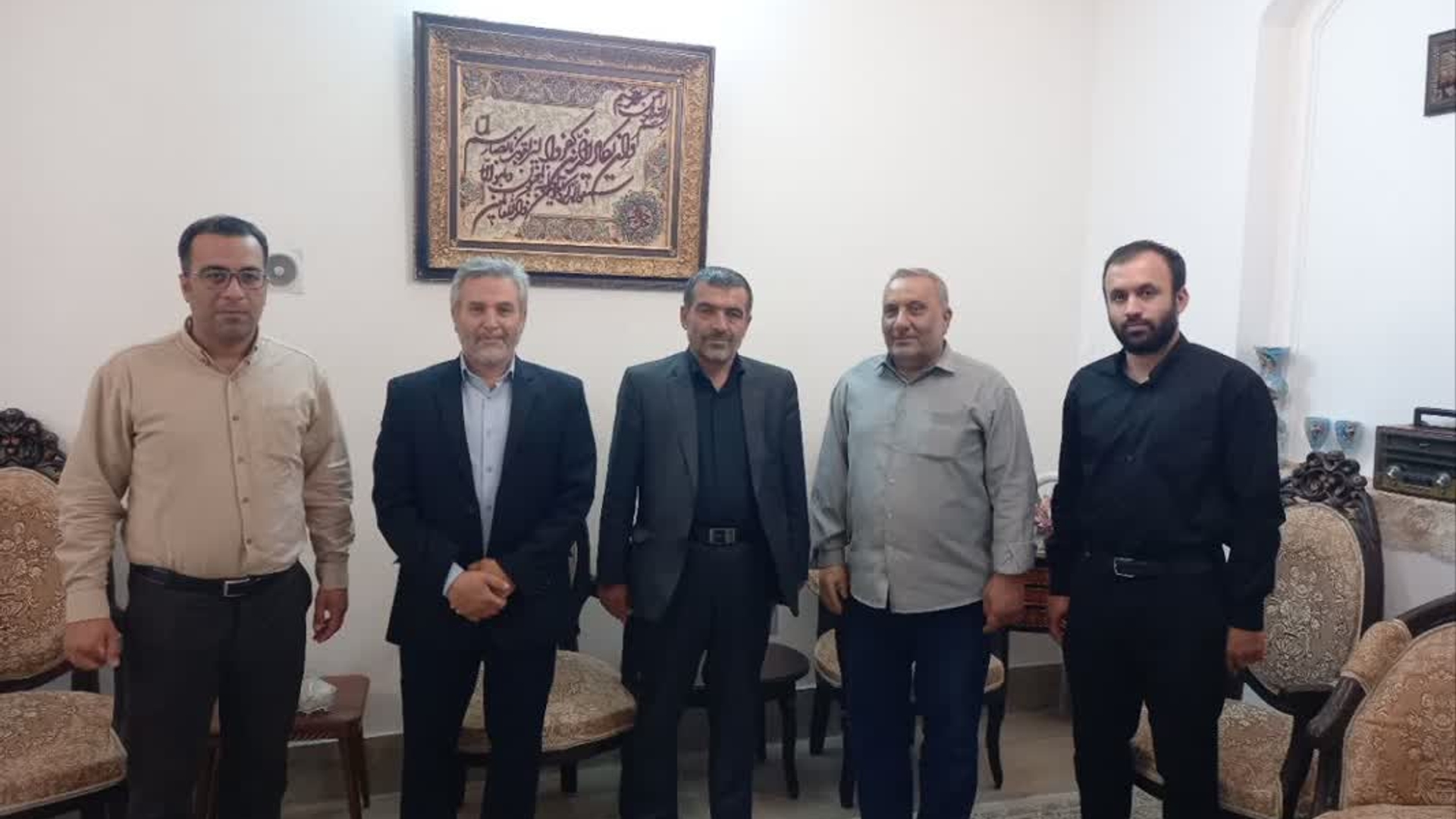 دیدار با جانباز دوران دفاع مقدس حاج ابراهیم ریاض الحسینی