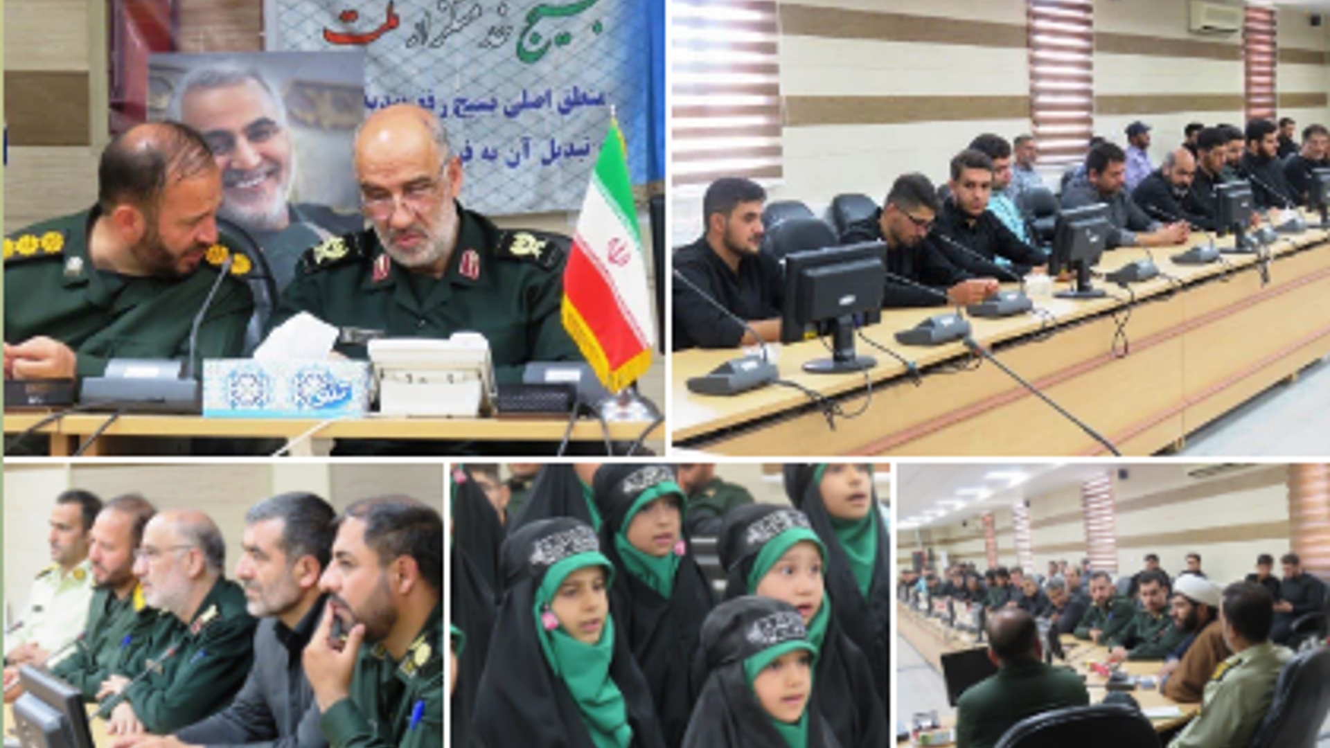 نشست صمیمی سردار کریمی فرمانده سپاه روح الله با فرماندهان و ارکان حوزه‌ها و پایگاه‌های مقاومت بسیج زرندیه