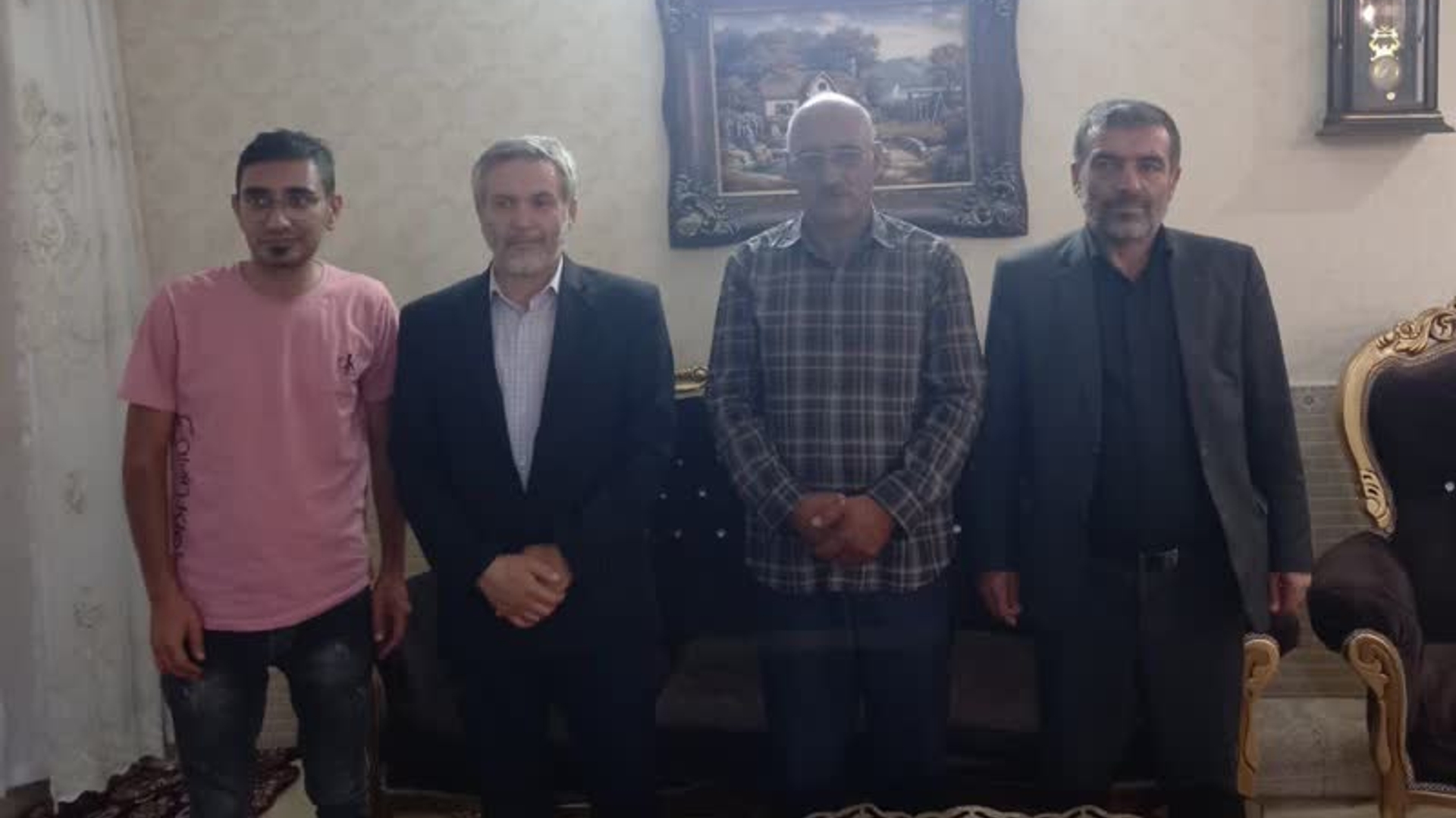 دیدار با خانواده جانباز ۳۰ درصد مرتضی سعادت نیا