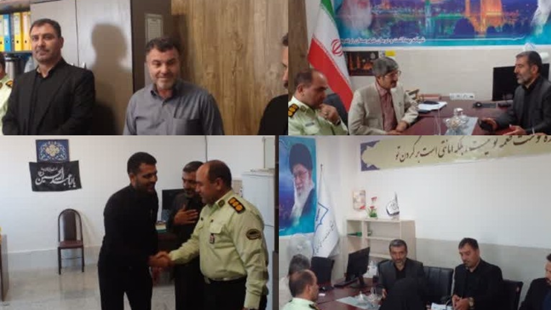 حضور فرماندار در شبکه بهداشت و درمان به مناسبت روز پزشک