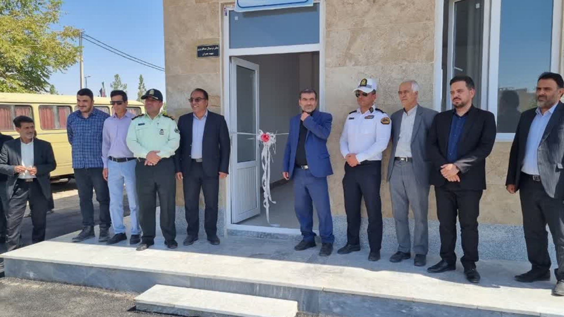 آیین افتتاح و بهره برداری ساختمان ترمینال شهید چمران مامونیه