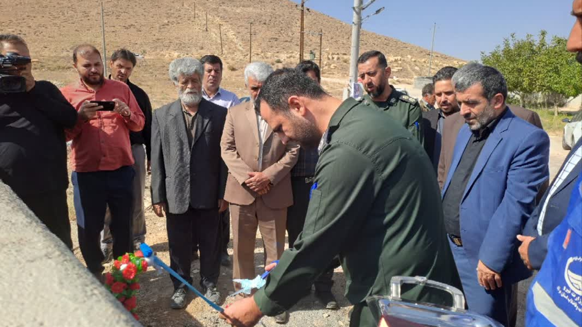 افتتاح و بهره برداری پروژه آبرسانی به روستای الویر